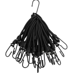 Loisirs De Plein Air-vidaXL Cordon élastique avec crochets 25 pcs 17 cm