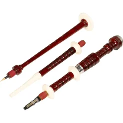 Arts & Loisirs-vidaXL Cornemuse écossaise Great Highland Tartan Royal Steward Rouge