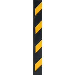 vidaXL Cornière de protection réfléchissante 5 pcs Caoutchouc 80 cm