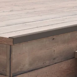 vidaXL Cornière de terrasse 5 pcs WPC 170 cm