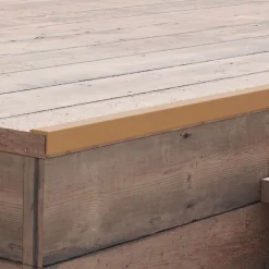 vidaXL Cornière de terrasse 5 pcs WPC 170 cm Couleur teck