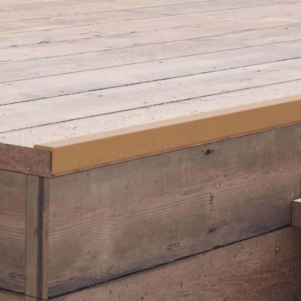 vidaXL Cornière de terrasse 5 pcs WPC 170 cm Couleur teck