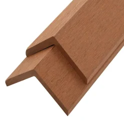 Matériaux De Construction-vidaXL Cornière de terrasse 5 pcs WPC 170 cm Marron clair