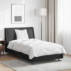 vidaXL Couette avec oreiller 2 pcs Blanc Microfibre