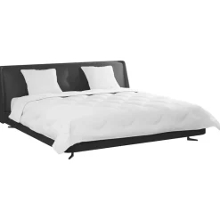 vidaXL Couette avec oreiller 3 pcs Blanc Microfibre