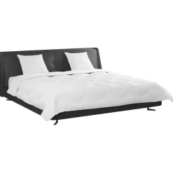 vidaXL Couette avec Oreillers avec oreiller 3 pcs Blanc Microfibre
