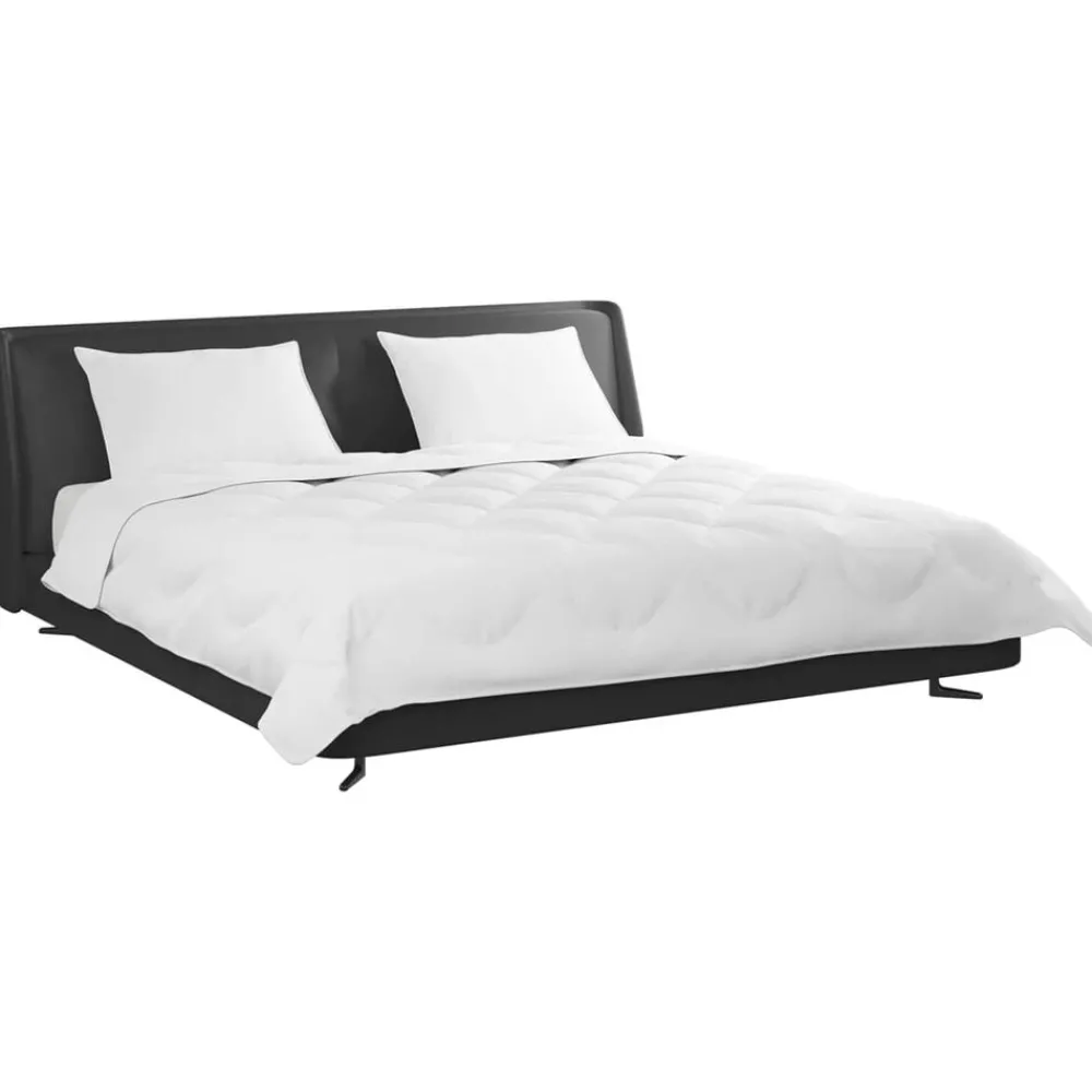 vidaXL Couette avec Oreillers avec oreiller 3 pcs Blanc Microfibre