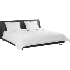 vidaXL Couette avec oreiller 3 pcs Blanc Microfibre