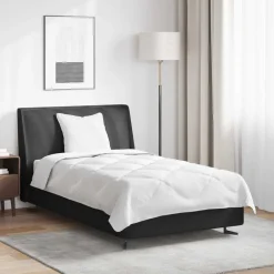 Linge-vidaXL Couette avec oreiller 2 pcs Blanc Microfibre