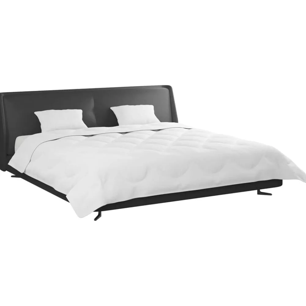 vidaXL Couette avec oreiller 3 pcs Blanc Microfibre