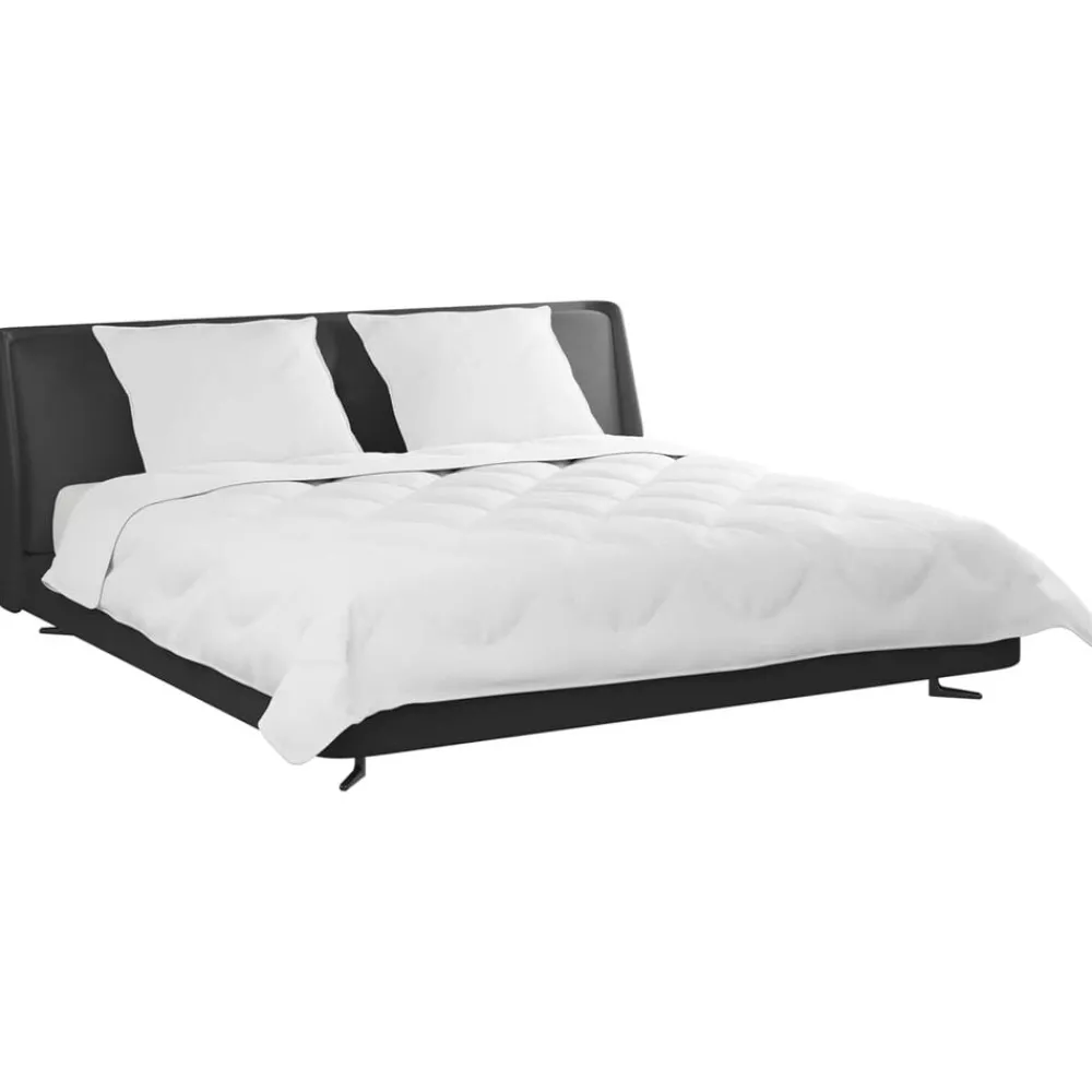 vidaXL Couette avec Oreillers avec oreiller 3 pcs Blanc Microfibre