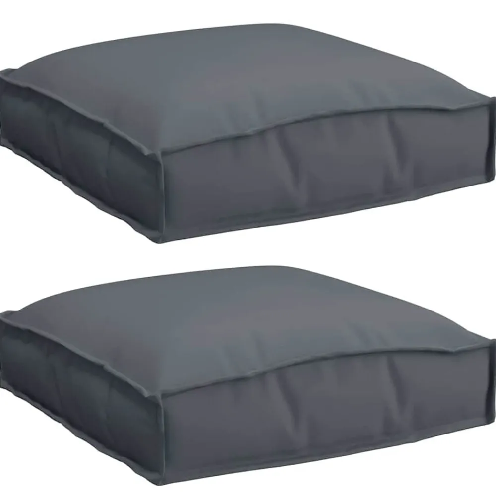 vidaXL Coussin 2 pcs 40 x 40 x 8 cm Tissu Oxford