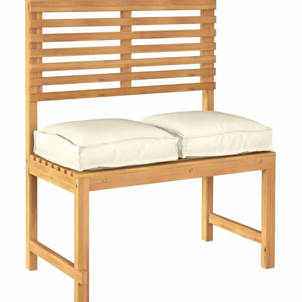 vidaXL Coussin 2 pcs Crème 40 x 40 x 8 cm Tissu Oxford