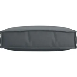 Décorations-vidaXL Coussin 60 x 60 x 12 cm Tissu Oxford Anthracite