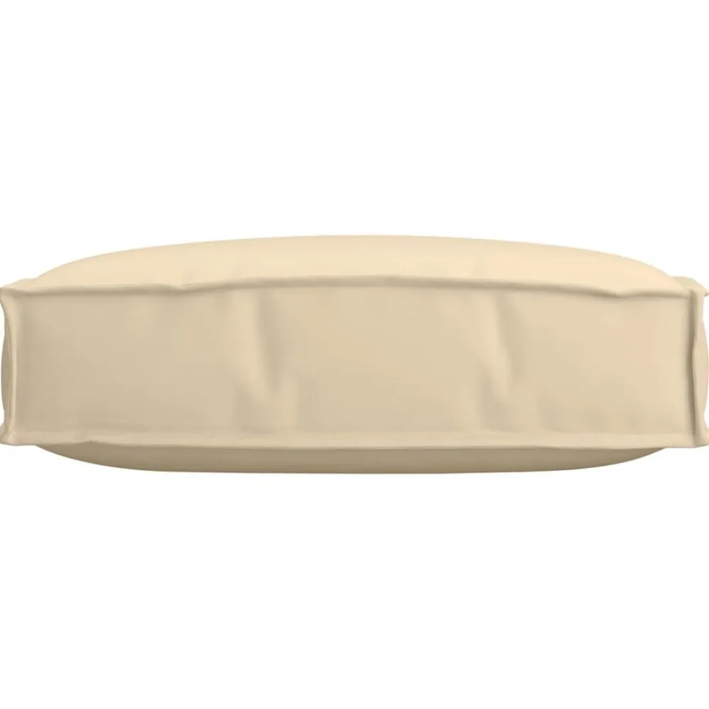 Décorations-vidaXL Coussin 60 x 60 x 12 cm Tissu Oxford Beige