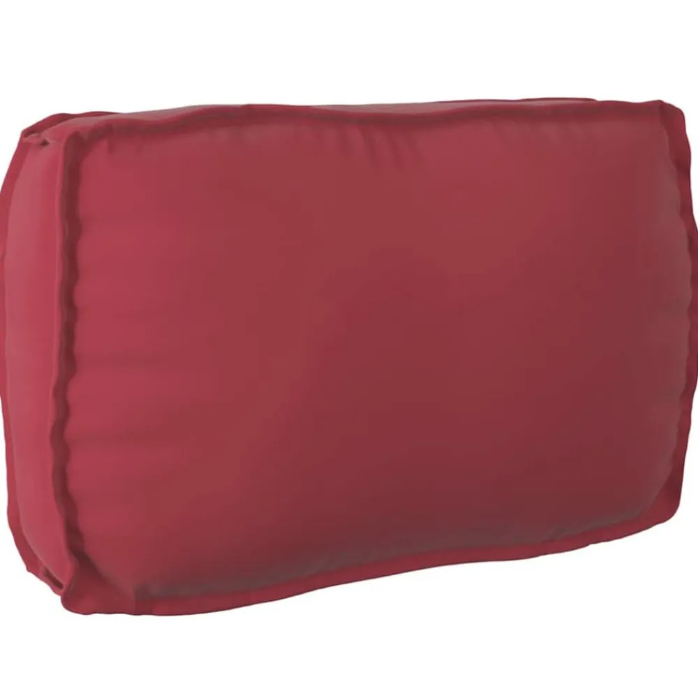 Décorations-vidaXL Coussin 70 x 40 x 12 cm Tissu Oxford Bordeaux