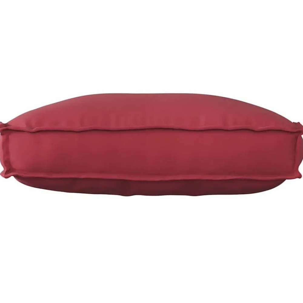 Décorations-vidaXL Coussin 70 x 40 x 12 cm Tissu Oxford Bordeaux