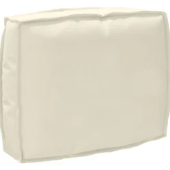 Décorations-vidaXL Coussin Crème 50 x 40 x 12 cm Tissu Oxford Crème