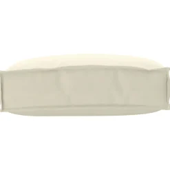 Décorations-vidaXL Coussin Crème 50 x 40 x 12 cm Tissu Oxford Crème