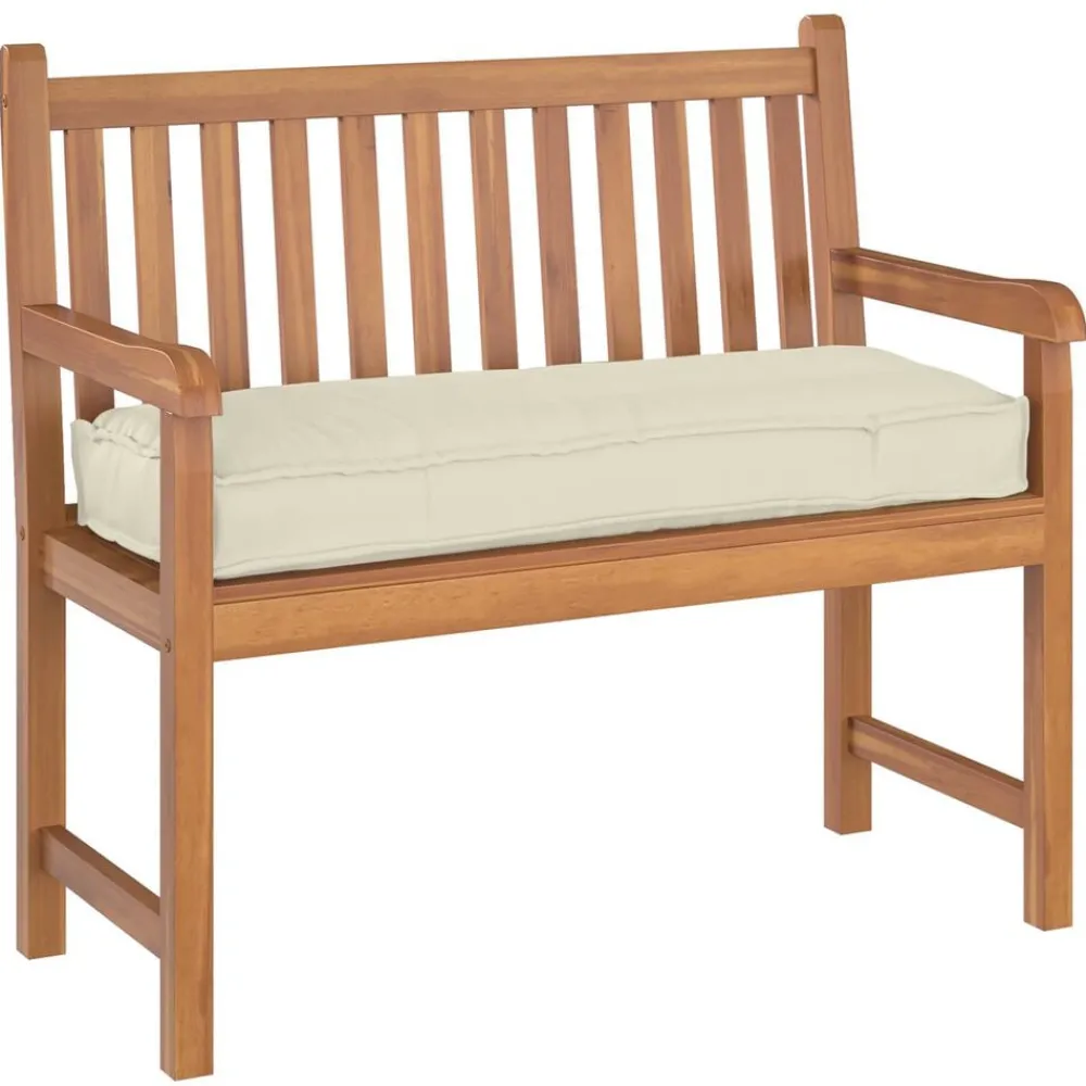 Décorations-vidaXL Coussin Crème 110 x 40 x 8 cm Tissu Oxford Crème