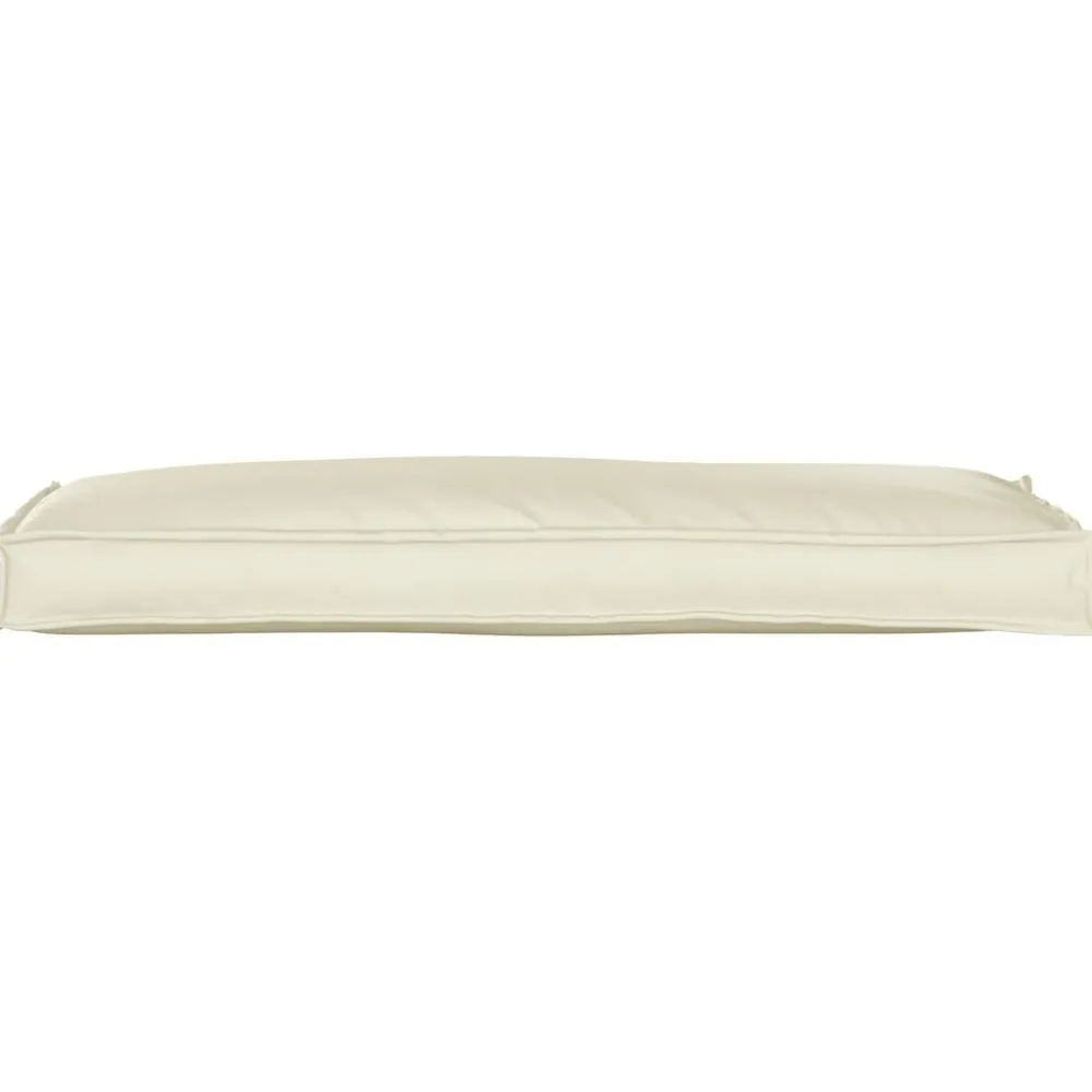 Décorations-vidaXL Coussin Crème 110 x 40 x 8 cm Tissu Oxford Crème