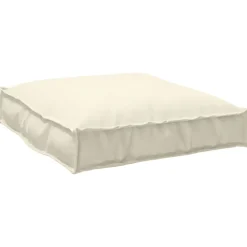 Décorations-vidaXL Coussin Crème 70 x 70 x 12 cm Tissu Oxford Crème