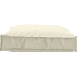 Décorations-vidaXL Coussin Crème 70 x 70 x 12 cm Tissu Oxford Crème