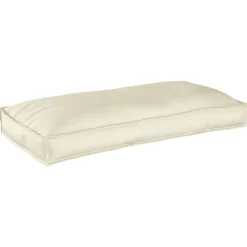 Décorations-vidaXL Coussin Crème 120 x 60 x 12 cm Tissu Oxford Crème