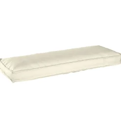 vidaXL Coussin Crème 120 x 40 x 8 cm Tissu Oxford