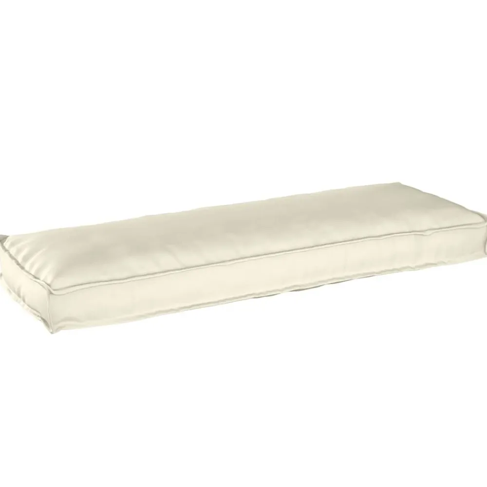 vidaXL Coussin Crème 120 x 40 x 8 cm Tissu Oxford