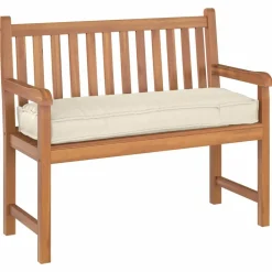 vidaXL Coussin Crème 120 x 40 x 8 cm Tissu Oxford