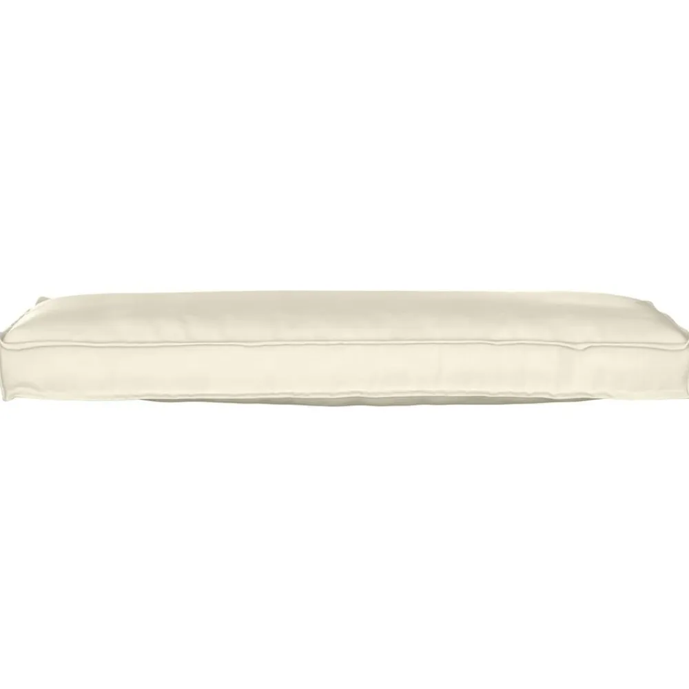 vidaXL Coussin Crème 120 x 40 x 8 cm Tissu Oxford