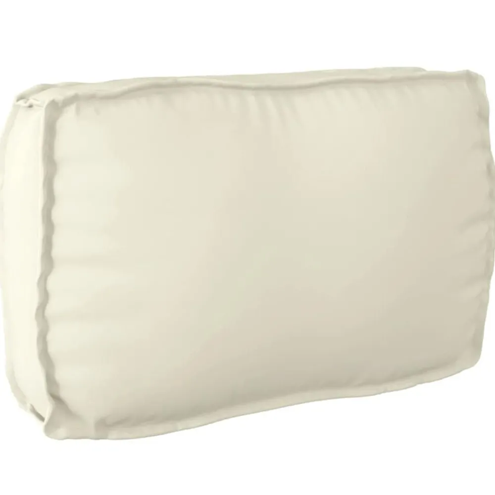 Décorations-vidaXL Coussin Crème 70 x 40 x 12 cm Tissu Oxford Crème