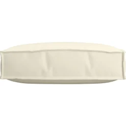vidaXL Coussin Crème 60 x 60 x 12 cm Tissu Oxford