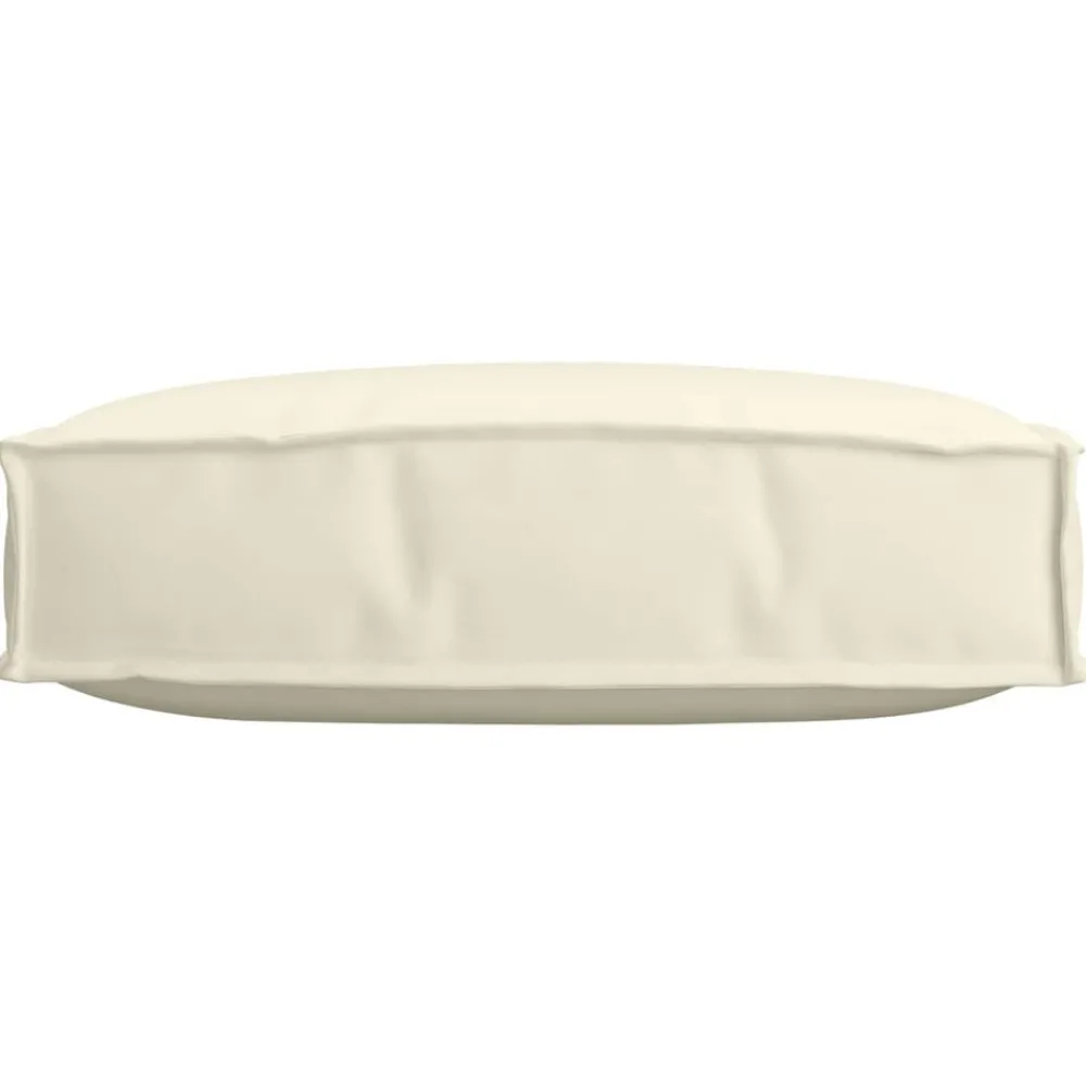 vidaXL Coussin Crème 60 x 60 x 12 cm Tissu Oxford