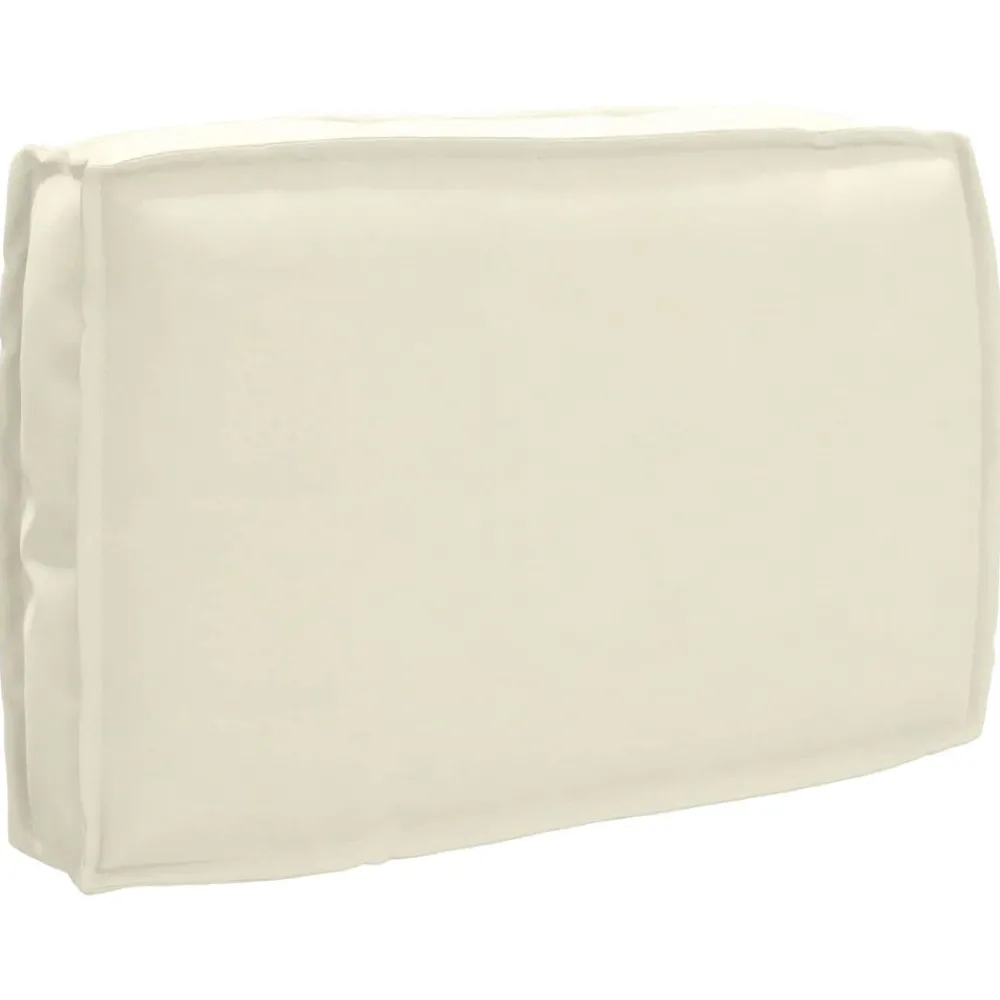 Décorations-vidaXL Coussin Crème 60 x 40 x 12 cm Tissu Oxford Crème