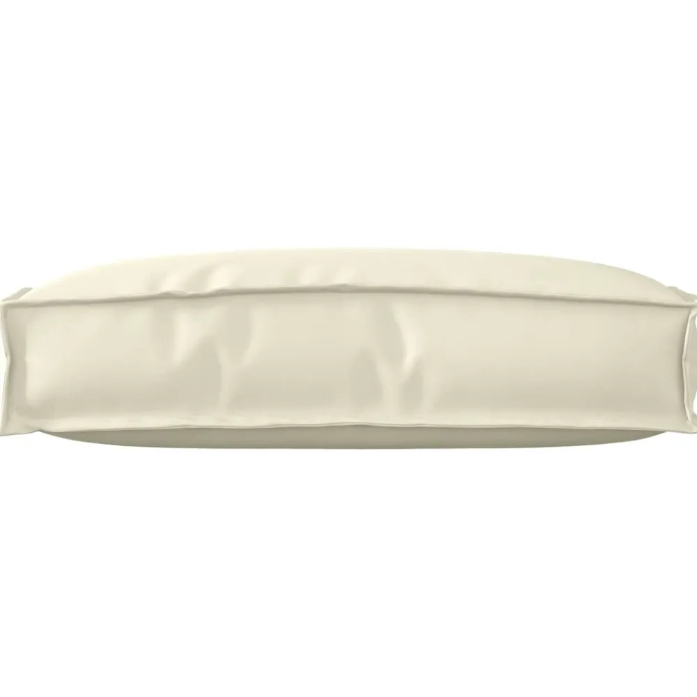Décorations-vidaXL Coussin Crème 60 x 40 x 12 cm Tissu Oxford Crème