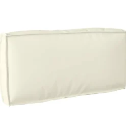 vidaXL Coussin Crème 80 x 40 x 12 cm Tissu Oxford