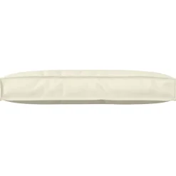 vidaXL Coussin Crème 80 x 40 x 12 cm Tissu Oxford