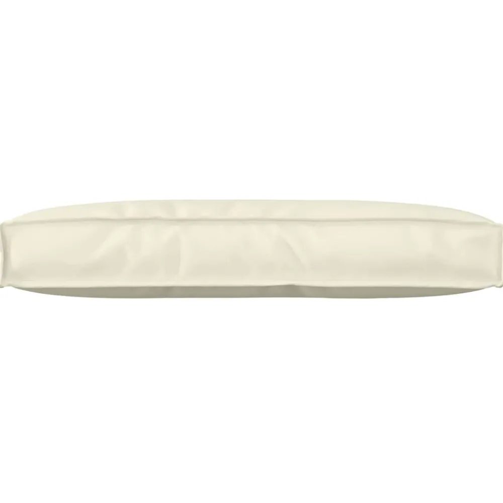 vidaXL Coussin Crème 80 x 40 x 12 cm Tissu Oxford
