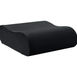 Linge-vidaXL Coussin d’assise Uni 40 x 40 x 13 cm Mousse PU Noir