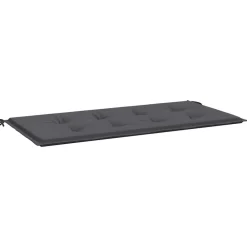 Décorations-vidaXL Coussin de banc de jardin 100x50x4 cm tissu oxford Anthracite
