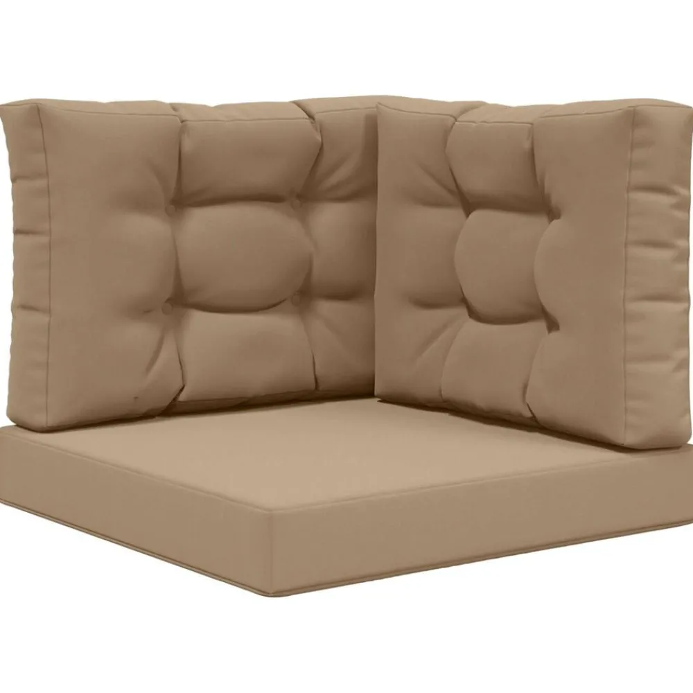 vidaXL Coussin de canapé d'extérieur 3 pcs Polyester