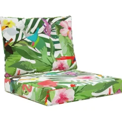 vidaXL Coussin de canapé d'extérieur 2 pcs Polyester