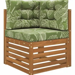 Foresterie & Exploitation Des Forêts|Décorations-vidaXL Coussin de canapé d'extérieur 3 pcs Modèle feuille Polyester Modèle feuille