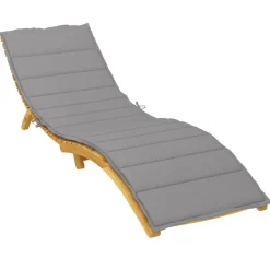 vidaXL Coussin de chaise longue 200x50x3cm tissu oxford