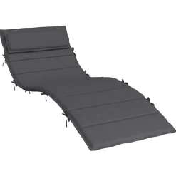 vidaXL Coussin de chaise longue 180x60x4 cm tissu oxford