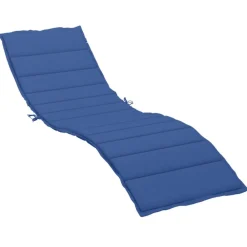 Décorations-vidaXL Coussin de chaise longue 200x50x3 cm tissu oxford Bleu royal