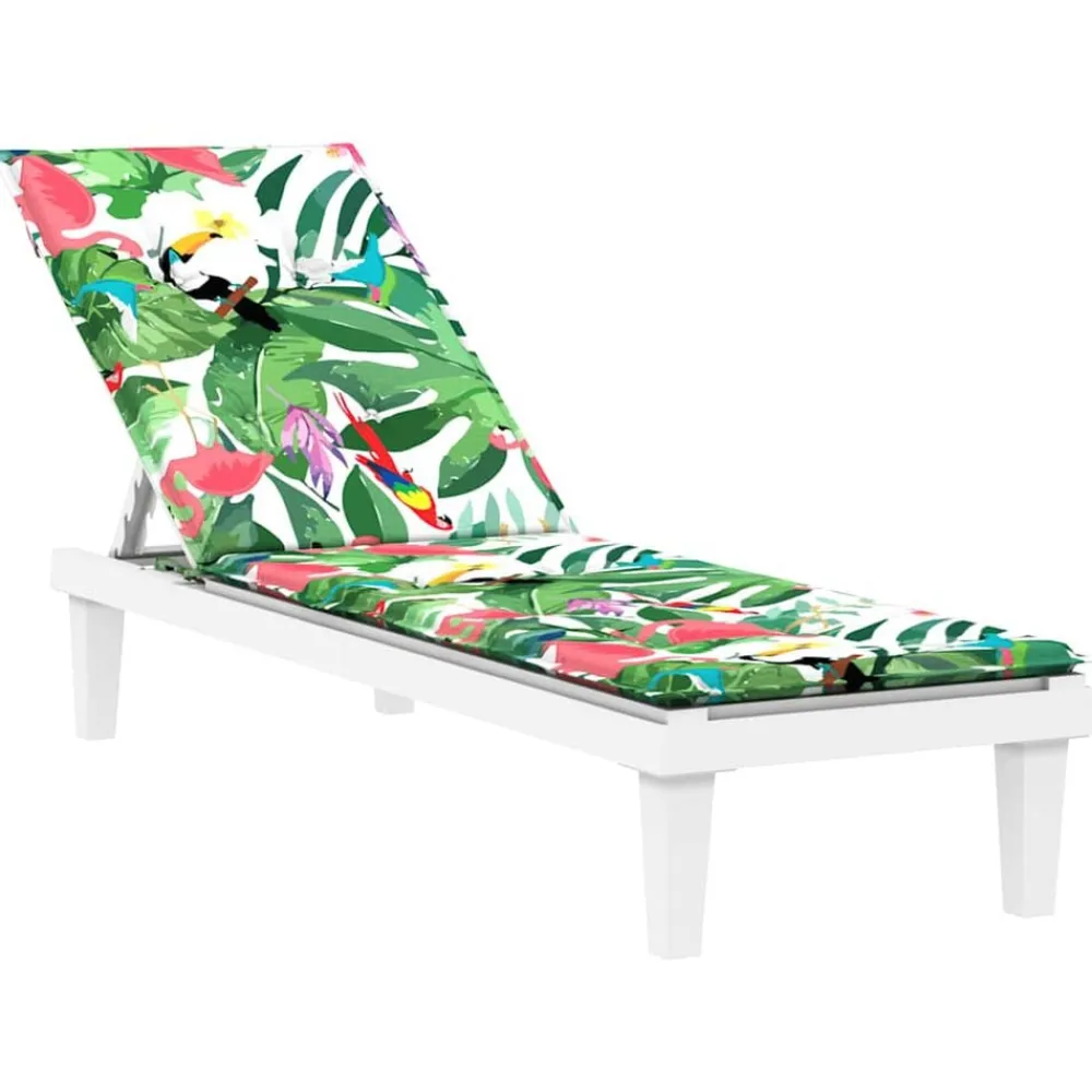 vidaXL Coussin de chaise longue multicolore tissu oxford
