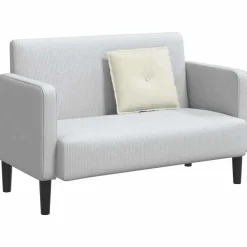 Décorations-vidaXL Coussin de Dos Crème 50 x 45 cm Tissu en velours côtelé Crème